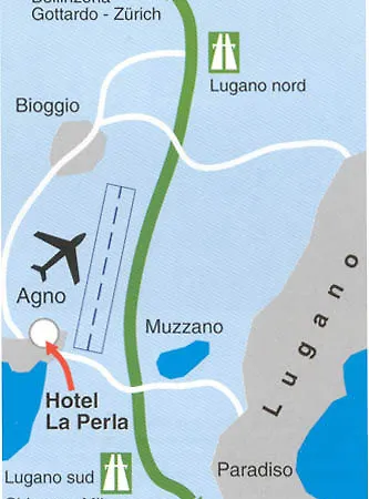 Airporthotel La Perla 4* Agno
